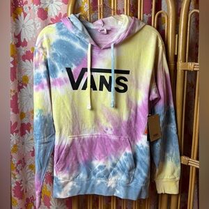 NWT VANS TIE-DYE LOGO SWEATSHIRT SZ M
